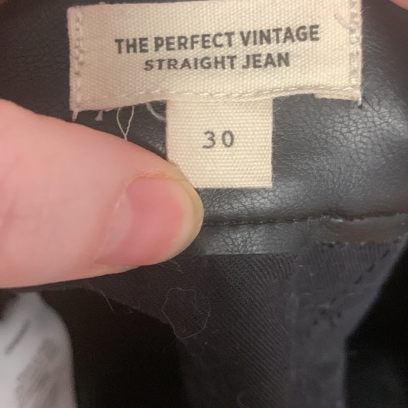 Madewell Vegan Leather Pants - Picture 3 of 4